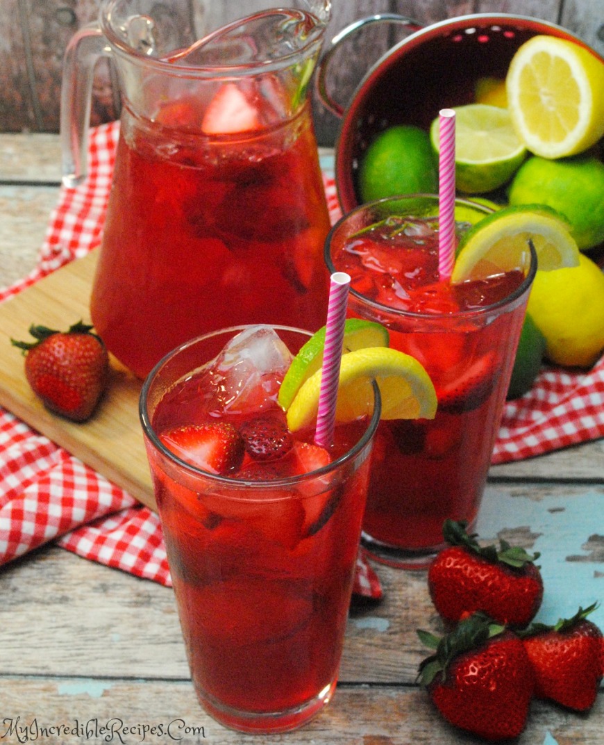 Sweet Strawberry Tea